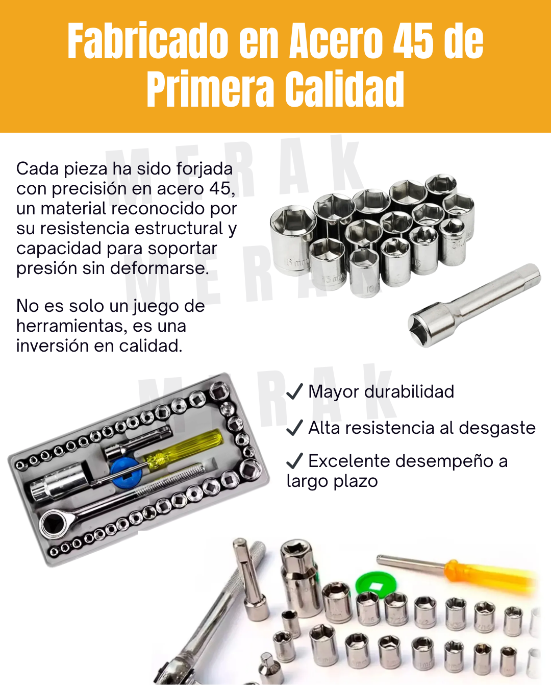 Super Combo de Herramientas Profesional: Destornillador Eléctrico + Set de Raches + Accesorios🛠️