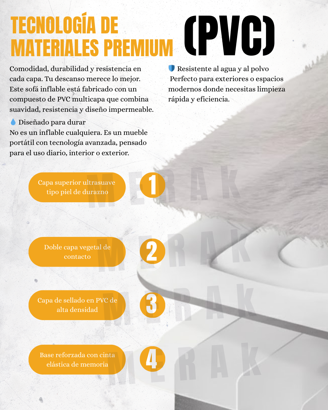 COMBO 3 EN 1 SOFA INFLABLE PREMIUM+ SILLON INFLABLE + INFLADOR MANUAL