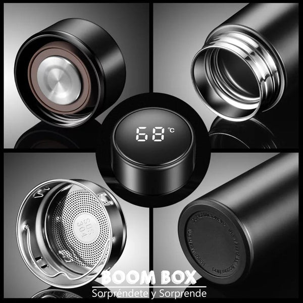 SUPER COMBO RELOJ SMARTWATCH Y68+ AUDIFONOS I12 + TERMO DIGITAL