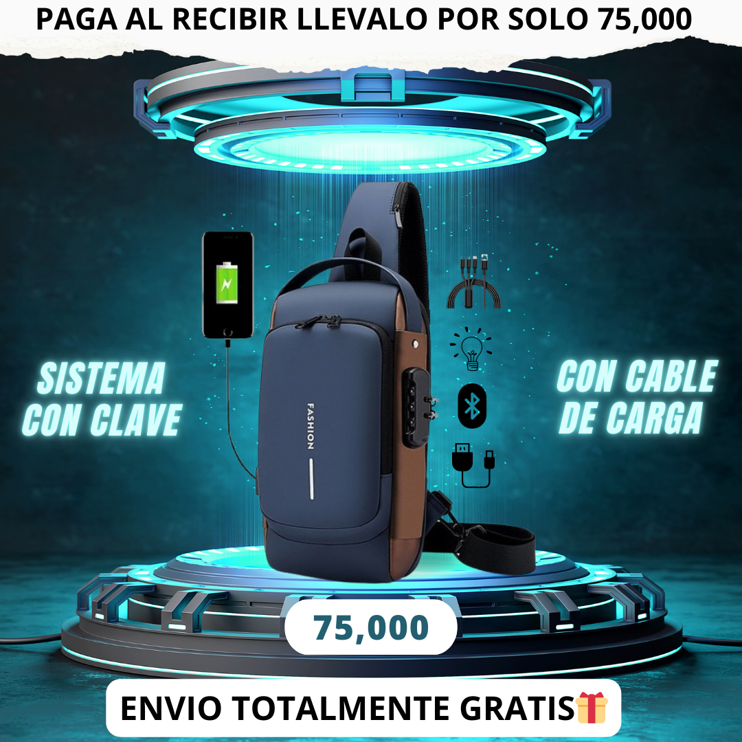 Bolso antirrobo con sistema de clave incorporado🎁