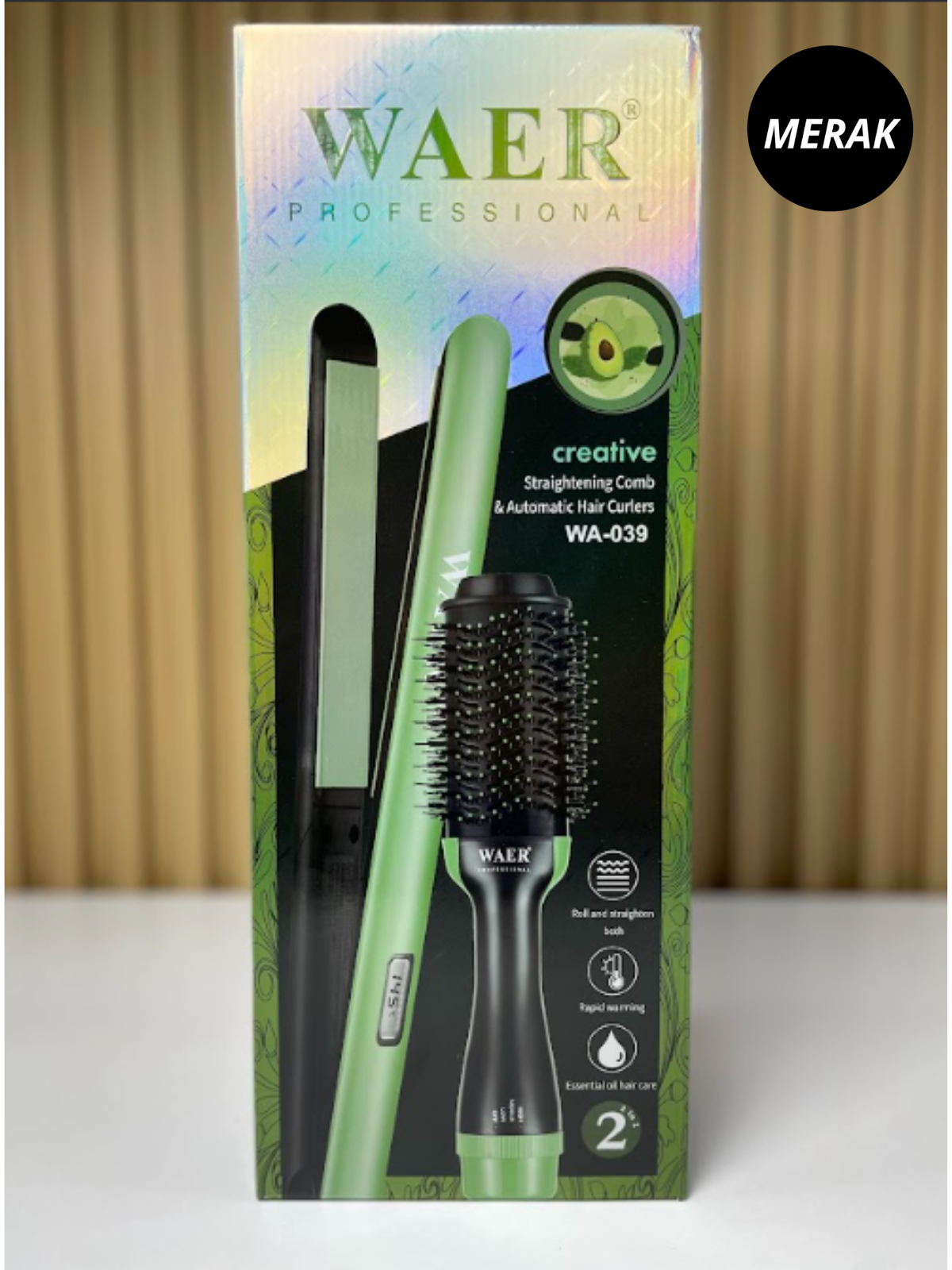 COMBO WAER PLANCHA + CEPILLO ALISADOR