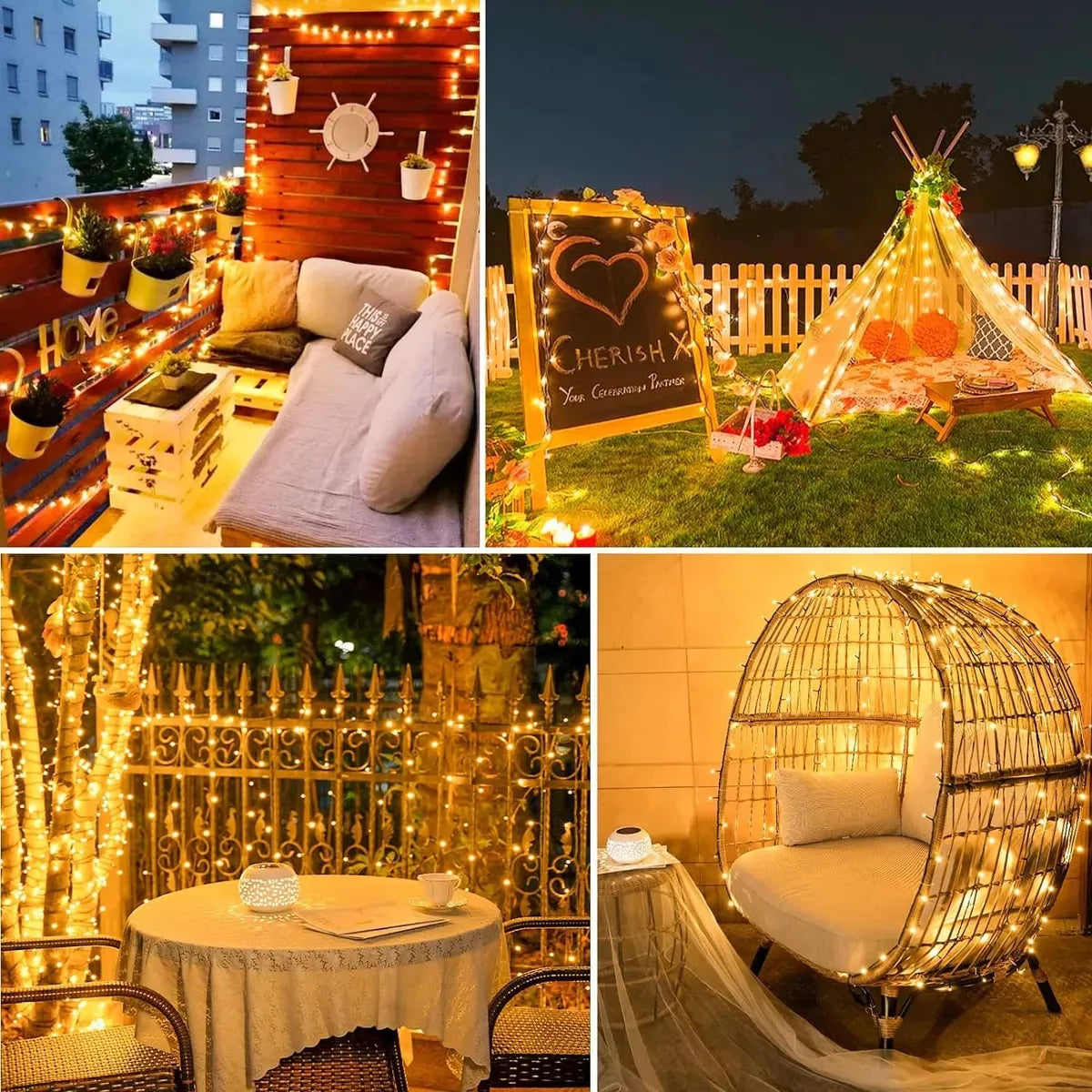 Compra 1 Lleva la 2 gratis ✨Luces Solares Navideñas (20 metros)