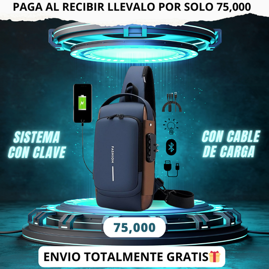 Bolso antirrobo con sistema de clave incorporado🎁