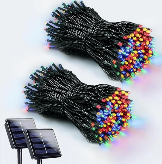 Compra 1 Lleva la 2 gratis ✨Luces Solares Navideñas (20 metros)