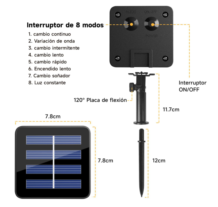 Compra 1 Lleva la 2 gratis ✨Luces Solares Navideñas (20 metros)